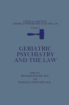 Paperback Geriatric Psychiatry and the Law Book