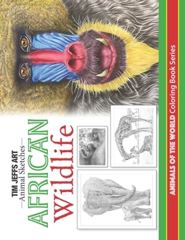 Paperback African Wildlife: Animals Of The World Coloring Book