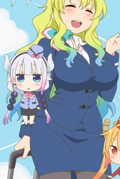 Journal: Dragon Maid Soft Glossy Cover Journal Lined Pages Book 6 x 9 Inches 110 Pages