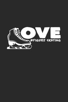Paperback Love figure skating: 6x9 Figure Skating - dotgrid - dot grid paper - notebook - notes Book