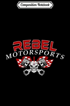 Paperback Composition Notebook: Rebel Motorsports Korea Double-sided Journal/Notebook Blank Lined Ruled 6x9 100 Pages Book