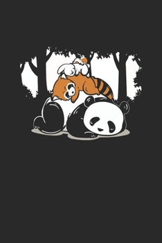 Carnet De Notes: Panda Koala Ours Lièvre Dormir Canapé Paresseux Cadeau 120 Pages, 6X9 (Environ A5) Journal Ligné (French Edition)