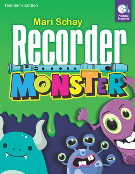 Hardcover Recorder Monster Teacher Book