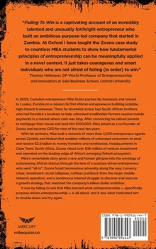 Hardcover Failing To Win: Hard Earned Lessons From A Purpose-Driven Startup [Large Print] Book