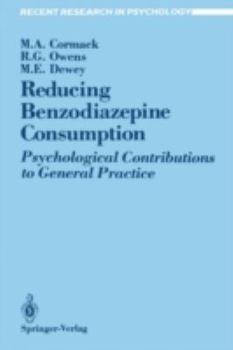 Paperback Reducing Benzodiazepine Consumption: Psychological Contributions to General Practice Book