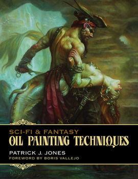 Paperback Sci-Fi & Fantasy Oil Painting Techniques Book