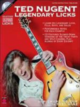 Paperback Ted Nugent - Legendary Licks [With CD] Book