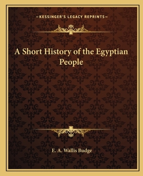 Paperback A Short History of the Egyptian People Book