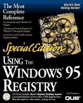 Paperback Using the Windows 95 Registry, with CD-ROM Book