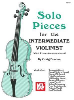 Paperback Solo Pieces for the Intermediate Violinist Book