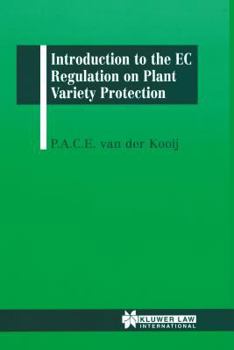 Hardcover Introduction To The EC Regulation On Plant Variety Protection Book