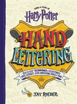 Paperback Harry Potter Hand Lettering Book