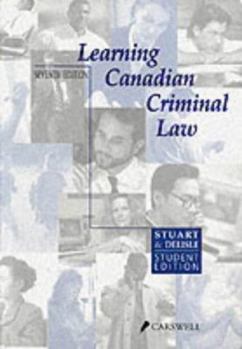 Hardcover Learning Canadian Criminal Law Book