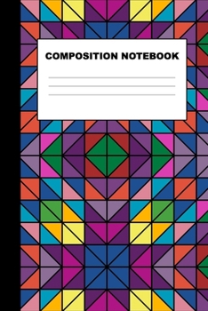 Paperback Composition Notebook: College Ruled Notebook 6"x9" 120 Pages Book