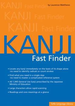 Paperback Kanji Fast Finder Book