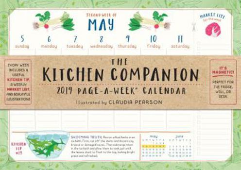 Calendar The Kitchen Companion Page-A-Week Calendar 2019 Book
