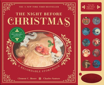 Hardcover The Night Before Christmas Recordable Edition: A Recordable Storybook Book