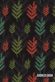 Address Book : Cute Forest Trees Design - Address Telephone Book Alphabetical Organizer with a-Z Index