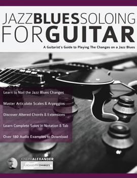 Paperback Jazz Blues Soloing for Guitar Book