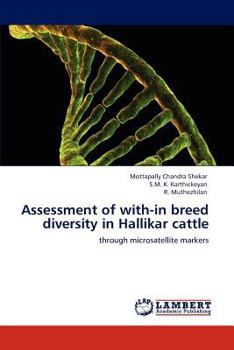 Paperback Assessment of with-in breed diversity in Hallikar cattle Book