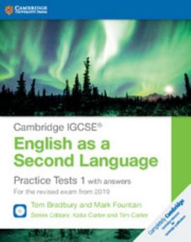 Paperback Cambridge Igcse(r) English as a Second Language Practice Tests 1 with Answers and Audio CDs (2): For the Revised Exam from 2019 Book