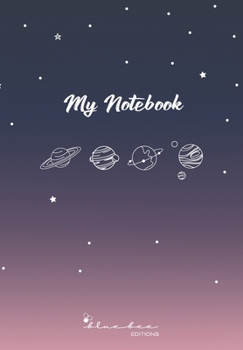 My Notebook: Space. Cuaderno B5 - malla de puntos / Dotted