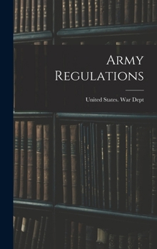 Hardcover Army Regulations Book