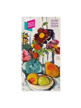 Paperback National Galleries Scotland: Floral 2024 Year Planner - Month to View Book