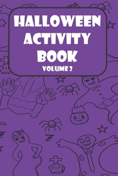 Paperback Halloween Activity Book Volume 2 Book