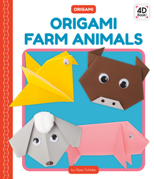 Library Binding Origami Farm Animals Book