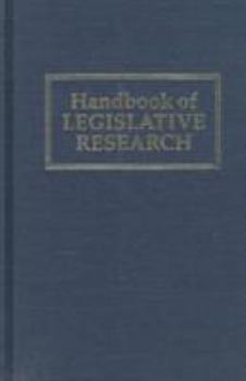 Hardcover Handbook of Legislative Research Book