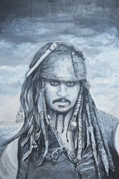 Paperback Jack Sparrow notebook - achieve your goals, perfect 120 lined pages #1 Book