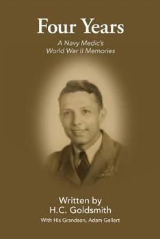 Paperback Four Years: A Navy Medic's World War II Memories Book