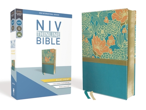 Imitation Leather NIV, Thinline Bible, Giant Print, Imitation Leather, Blue, Red Letter Edition [Large Print] Book