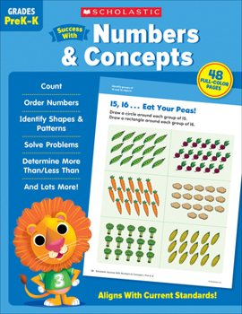 Paperback Scholastic Success with Numbers & Concepts Workbook Book