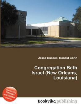 Paperback Congregation Beth Israel (New Orleans, Louisiana) Book