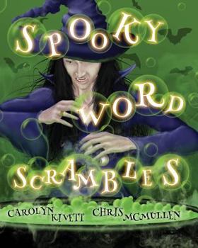 Paperback Spooky Word Scrambles: Haunted Halloween Puzzles Book