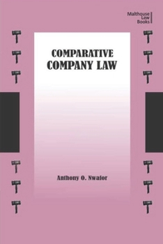 Paperback Comparative Company Law Book