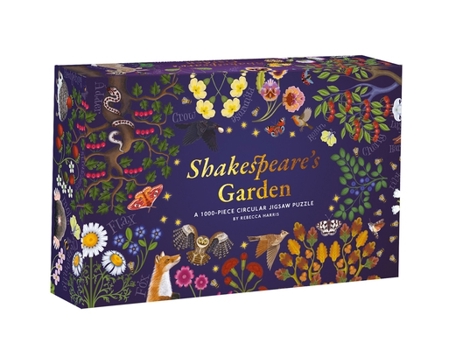 Misc. Shakespeare's Garden (Square Box): A 1000 Piece Circular Jigsaw Puzzle Book