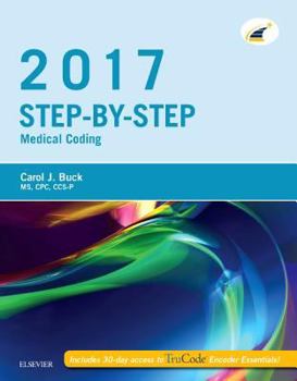 Paperback Step-By-Step Medical Coding, 2017 Edition Book