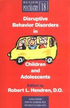 Paperback Disruptive Behavior Disorders in Children and Adolescents Book