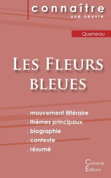 Paperback Fiche de lecture Les Fleurs bleues de Raymond Queneau (Analyse littéraire de référence et résumé complet) [French] Book