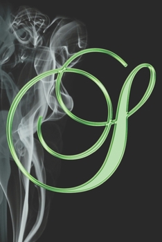 S Journal: A Monogram S Initial Capital Letter Notebook For Writing And Notes: Great Personalized Gift For All First, Middle, Or Last Names (Red Maroon Gold Smoke Fire Swirl Print)