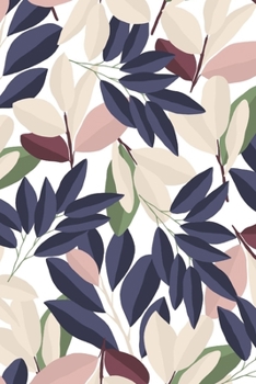 Notebook: 150 Thin-Lined Pages, Great for Students, Teachers, Professors, Dreamers, and Anyone Who Writes, Colourful Leaves Pattern Cover