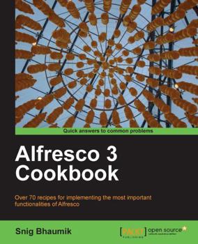 Paperback Alfresco 3 Cookbook Book