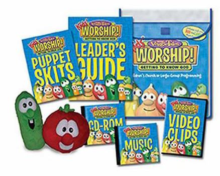 Hardcover Veggietales Kids' Worship! Getting to Know God: For Children's Church or Large-group Programming Book