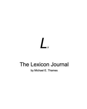 Paperback The Lexicon Journal Book