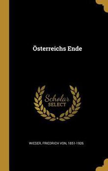 Hardcover Österreichs Ende [German] Book