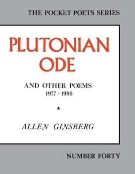 Paperback Plutonian Ode: And Other Poems 1977-1980 Book