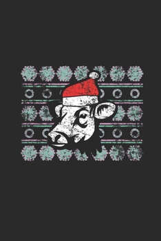 Ugly Christmas Cow: Dotted Bullet Notebook (6" x 9" - 120 pages) ~ Christmas Themed Notebook for Daily Journal, Diary, and Gift